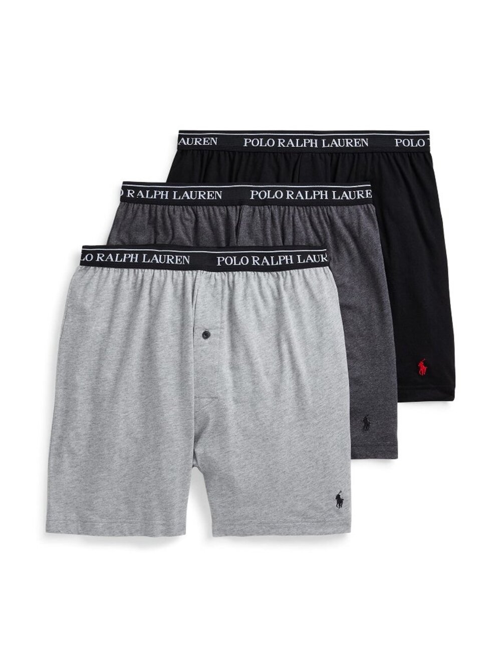 POLO RALPH LAUREN Underwear Men's Classic Fit Knit Boxers 3 Pack 2XL